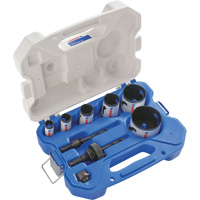 Plumber Bi-Metal Hole Saw Set, 9 Pieces Moffatt Supply & Specialties