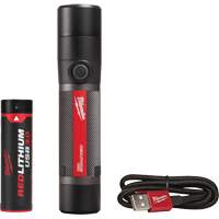 USB Compatible Compact Flashlight, LED, 800 Lumens, Rechargeable Batteries Moffatt Supply & Specialties