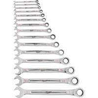 Ratcheting Wrench Set, Combination, 15 Pieces, Imperial Moffatt Supply & Specialties