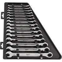 Ratcheting Wrench Set, Combination, 15 Pieces, Metric Moffatt Supply & Specialties