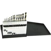 DRILLCO Metric Jobber Length Drill Bit Set, 13 Pieces, High Speed Steel Moffatt Supply & Specialties