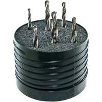 DRILLCO Combined Tap & Drill Set, 6 Pieces, High Speed Steel Moffatt Supply & Specialties