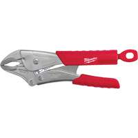 Torque Lock Locking Pliers with Grip, 10" Length, Curved Jaw Moffatt Supply & Specialties