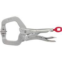 Pince-&eacute;tau en C &agrave; m&acirc;choires pivotantes Torque Lock, Longueur 6", Pinces serre-joints Moffatt Supply & Specialties