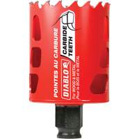 Wood & Metal Hole Saw, 2", 2-3/8" Depth of Cut, Carbide Moffatt Supply & Specialties