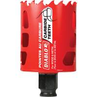 Wood & Metal Hole Saw, 2-1/8", 2-3/8" Depth of Cut, Carbide Moffatt Supply & Specialties