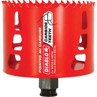 Wood & Metal Hole Saw, 3-1/2", 2-3/8" Depth of Cut, Carbide Moffatt Supply & Specialties