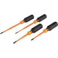 Slim-Tip Insulated Screwdriver Set, 1000 V, 4 Pcs Moffatt Supply & Specialties