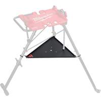 Tablette inf&eacute;rieure pour tr&eacute;pied de nivellement de 6 po avec &eacute;tau &agrave; chaîne Moffatt Supply & Specialties