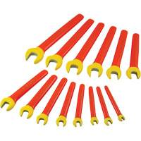 Insulated SAE Open End Wrench Set, 1000 V, 14 Pcs Moffatt Supply & Specialties