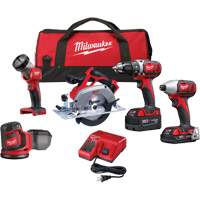 M18 5-Tool Combo Kit, Lithium-Ion, 18 V Moffatt Supply & Specialties
