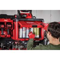 Packout Tool Cabinet, 15" x 15" x 20", Black/Red Moffatt Supply & Specialties