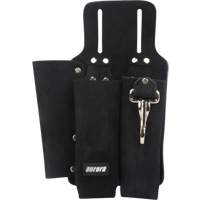 Lineman's Tool Pouch, Multiple Tool Holder, Leather, 3 Pockets Moffatt Supply & Specialties