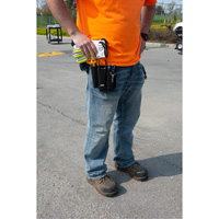 Lineman's Tool Pouch, Multiple Tool Holder, Leather, 3 Pockets Moffatt Supply & Specialties