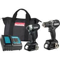 Ensemble deux outils sous compacts combin&eacute;s LXT BL, Lithium-ion, 18 V Moffatt Supply & Specialties