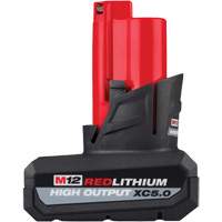 M12 Redlithium High Output XC5.0 Battery Pack, Lithium-Ion, 12 V, 5 Ah Moffatt Supply & Specialties