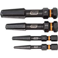 Jeu d'extracteur de vis Bolt Biter, Acier rapide, 4 Morceaux Moffatt Supply & Specialties