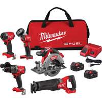 M18 Fuel 5-Tool Combo Kit, Lithium-Ion, 18 V Moffatt Supply & Specialties