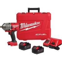 Ensemble de cl&eacute; &agrave; chocs &agrave; couple &eacute;lev&eacute; M18 Fuel avec One-Key &agrave; d&eacute;tente &agrave; broche, 18 V, Mandrin 1/2" Moffatt Supply & Specialties
