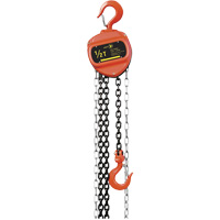 VCH Series Chain Hoist, 20' Lift, 1100 lbs. (0.5 tons) Capacity, Heat-Treated Alloy Steel Chain Moffatt Supply & Specialties
