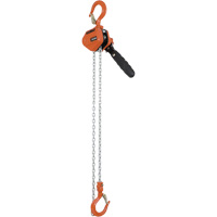 VLP-25-5 VLP Series Lever Puller, 5' Lift, 500 lbs. (0.25 tons) Capacity, Galvanized Steel Chain Moffatt Supply & Specialties
