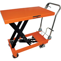 SLC-1100 SLC Series Hydraulic Scissor Lift Cart, 39" L x 21" W, 1100 lbs. Cap. Moffatt Supply & Specialties