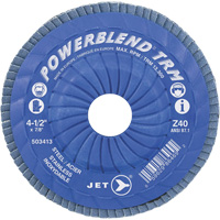 PowerBlend Trimmable Flap Disc, 5" x 7/8", Type 29, Z40 Grit, Zirconia Alumina Moffatt Supply & Specialties