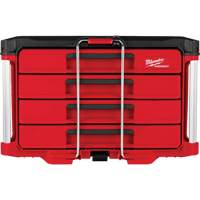 Boîte &agrave; outils avec 4 tiroirs PackOut, 16-3/10" x 22-1/5" x 14-3/10", Rouge Moffatt Supply & Specialties