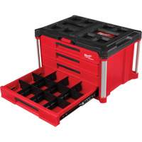 Boîte &agrave; outils avec 4 tiroirs PackOut, 16-3/10" x 22-1/5" x 14-3/10", Rouge Moffatt Supply & Specialties