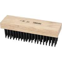 6SB Hand Scratch Brushes, Carbon Steel, 6 x 19 Wire Rows, 7-1/4" Long Moffatt Supply & Specialties