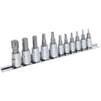 JHBS-11M Hextractor Metric Bit Socket Set, Hex, 1/4"/3/8" Drive, 11 Pcs Moffatt Supply & Specialties