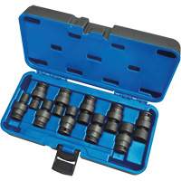Jeux de douilles universelles, 10 Mcx, Chocs, Prise de 3/8" Moffatt Supply & Specialties
