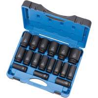 PS1734DM Jeu de douilles, 17 Mcx, Chocs, Prise de 3/4", Profond Moffatt Supply & Specialties