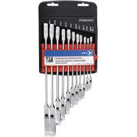 RCWS-11FS Flex Head Wrench Sets, Combination/Flex Head, 11 Pieces, Imperial Moffatt Supply & Specialties