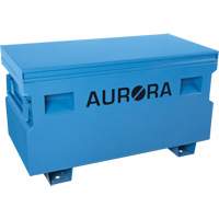 Jobsite Tool Box, 48" x 24" x 27-3/5", Steel, Blue Moffatt Supply & Specialties