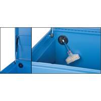Jobsite Tool Box, 60" x 24" x 27-1/2", Steel, Blue Moffatt Supply & Specialties