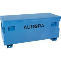 Jobsite Tool Box, 60" x 24" x 27-1/2", Steel, Blue Moffatt Supply & Specialties