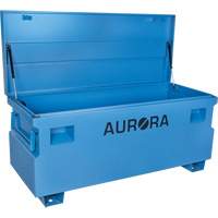 Jobsite Tool Box, 60" x 24" x 27-1/2", Steel, Blue Moffatt Supply & Specialties