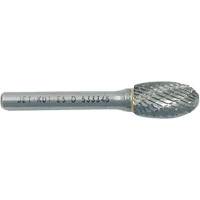 E3-DC JET-KUT&reg; GP Oval Shape Carbide Bur, 3/8" Dia. Moffatt Supply & Specialties