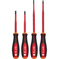 Insulated Slim Tip Screwdriver Set, 4 Pcs., Magnetic Moffatt Supply & Specialties