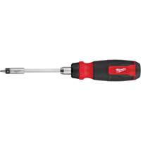 27-in-1 Ratcheting Security Multi-Bit Screwdriver, 10-11/100" L, Cushion Grip Handle Moffatt Supply & Specialties