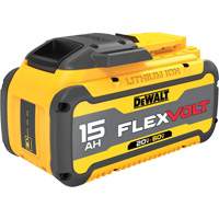 Flexvolt&reg; Max* Battery, Lithium-Ion, 20 V/60 V, 15 Ah Moffatt Supply & Specialties