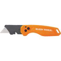Folding Utility Knife, 1" Blade, Steel Blade, Plastic Handle Moffatt Supply & Specialties