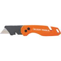 Folding Utility Knife With Blade Storage, 1" Blade, Steel Blade, Metal Handle Moffatt Supply & Specialties