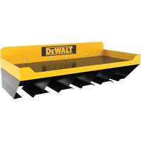 Power Tool Storage Shelf Combo, Steel, Black/Yellow Moffatt Supply & Specialties