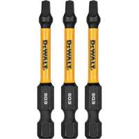 3-Piece FLEXTORQ&reg; Impact Screwdriving Bits, Square, #3, 1/4" Drive Moffatt Supply & Specialties