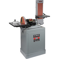 Belt & Disc Sander, 6" W x 48" L Belt, 12" Disk Moffatt Supply & Specialties