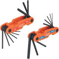Compact Folding Hex Key Set, 17 Pcs., Metric & Imperial Moffatt Supply & Specialties