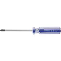 Blue Transparent Striped Philips Screwdriver, #2, Plastic Handle Moffatt Supply & Specialties