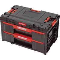 Arx&reg; 2-Drawer Toolbox, 23-1/10" x 15" x 13-2/5", Black Moffatt Supply & Specialties